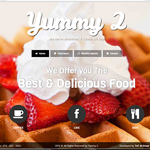 Yummy2, a website made by the Philadelphia area web development company TAF JK Group Inc.